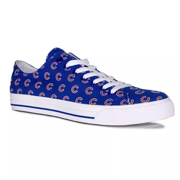 LIKE NEW EUC Row One Chicago Cubs Victory Sneakers Unisex W Size 11/ M Size 9 - Picture 1 of 16